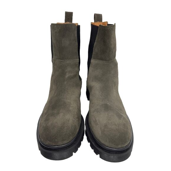 Camel Active Women’s Chelsea Style Boots Taupe Suede Leather, US Size 9 EU 40 - Picture 1 of 7